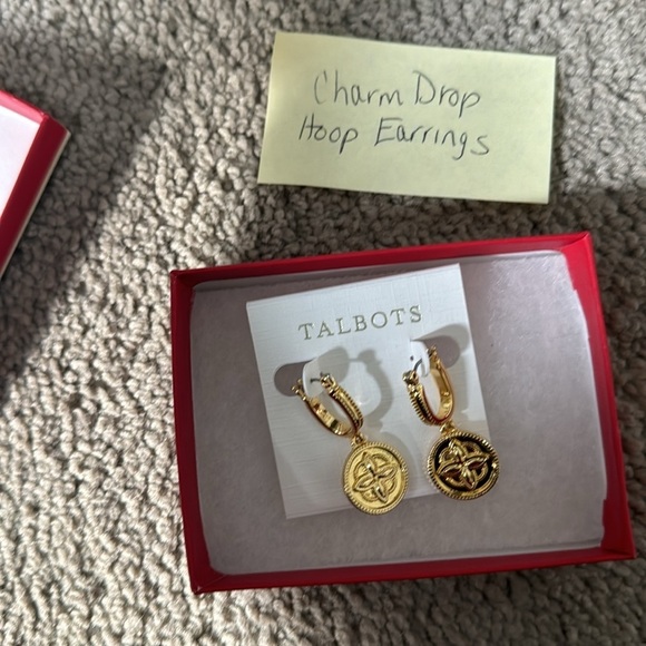 Talbots Jewelry - Nwt Talbots charm drop earrings